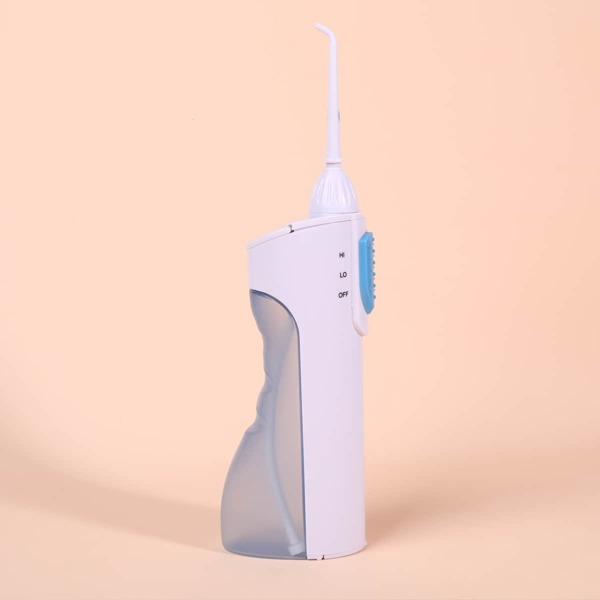 

1pc Electric Oral Irrigator & 2pcs Nozzle, Blue and white