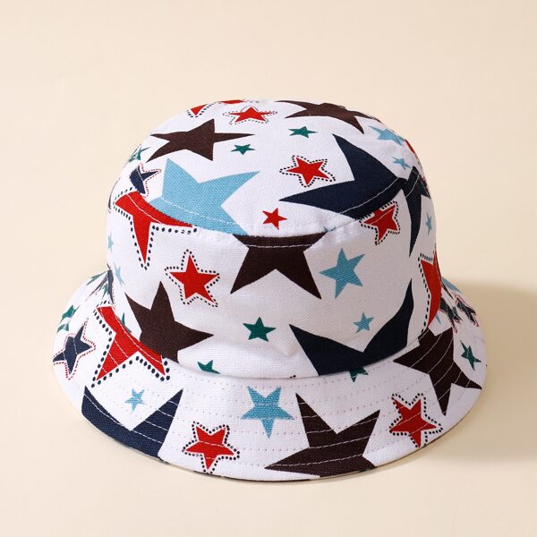

Toddler Kids Star Print Bucket Hat, Multicolor