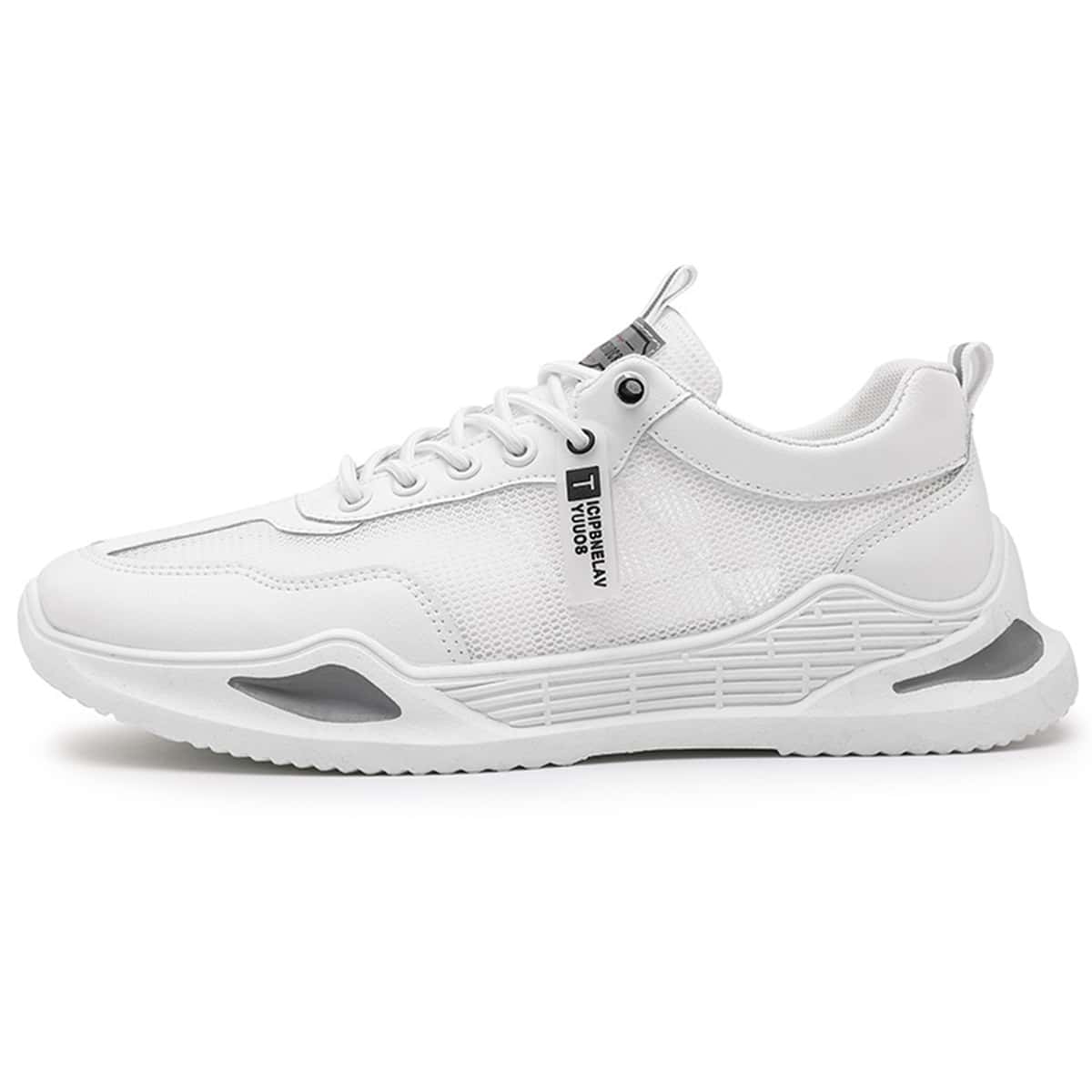 

Guys Letter Graphic Lace Up Front Sneakers, White