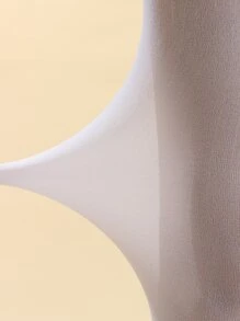 Two Tone Tights - Black and White - View 5