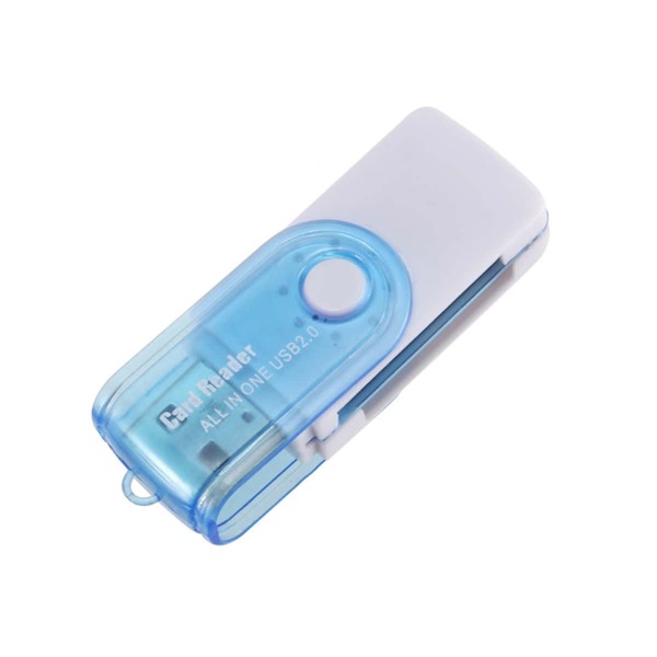 

Multifunction USB Card Reader, Blue