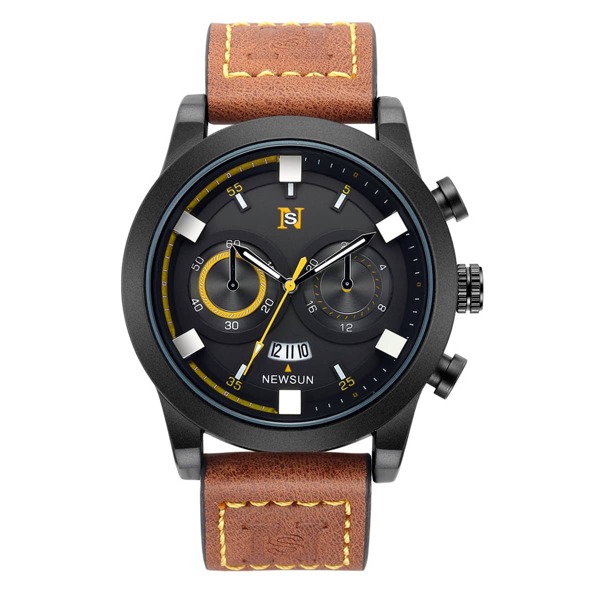 

Men Luminous Pointer Date Quartz Watch