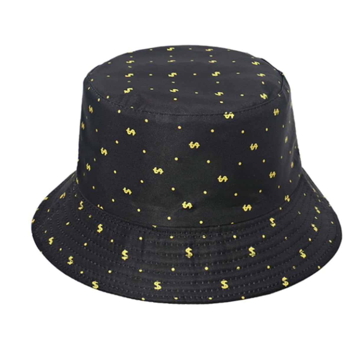 

Dollar Graphic Bucket Hat, Black