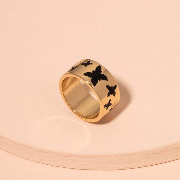 

Butterfly Design Ring, Gold