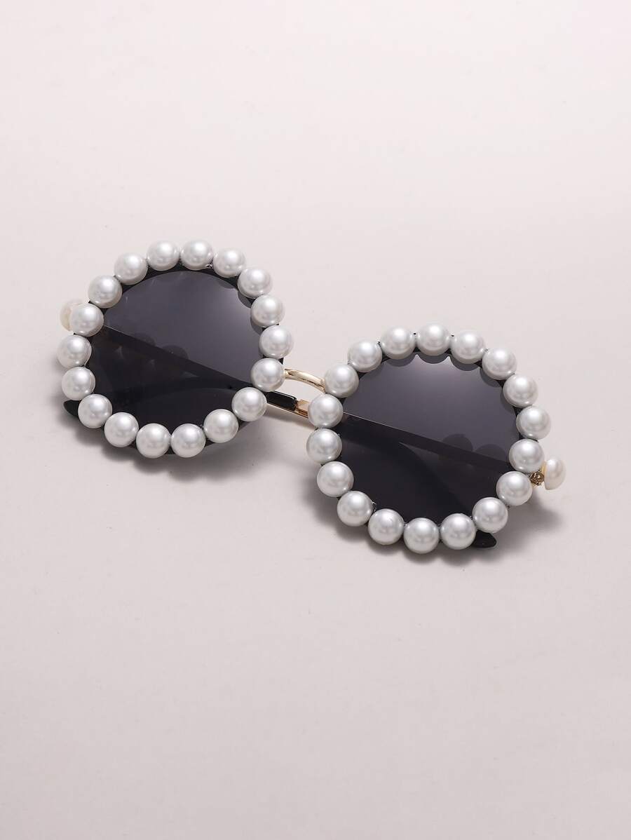 Kính thời trang tròn ngọc trai cổ điển - Ombre - Xem 1