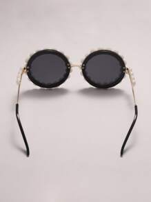 Kính thời trang tròn ngọc trai cổ điển - Ombre - Xem 2