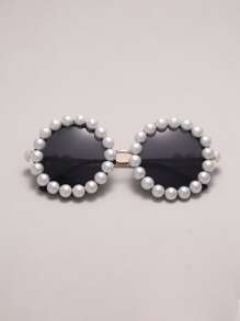 Kính thời trang tròn ngọc trai cổ điển - Ombre - Xem 3