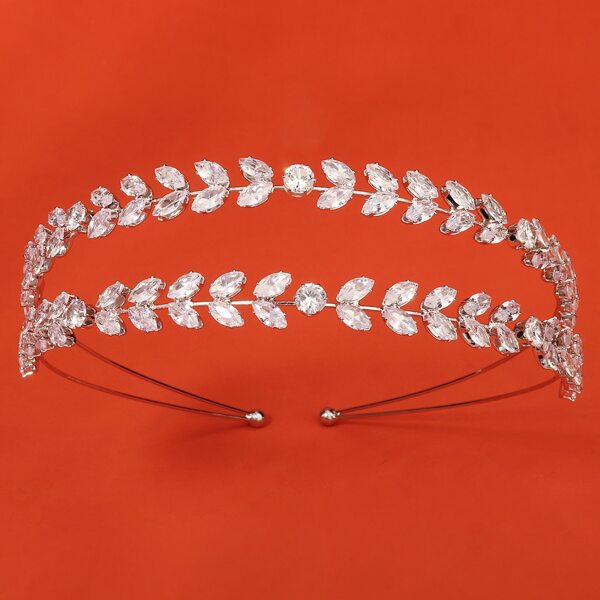 

Zircon Decor Headband, Silver