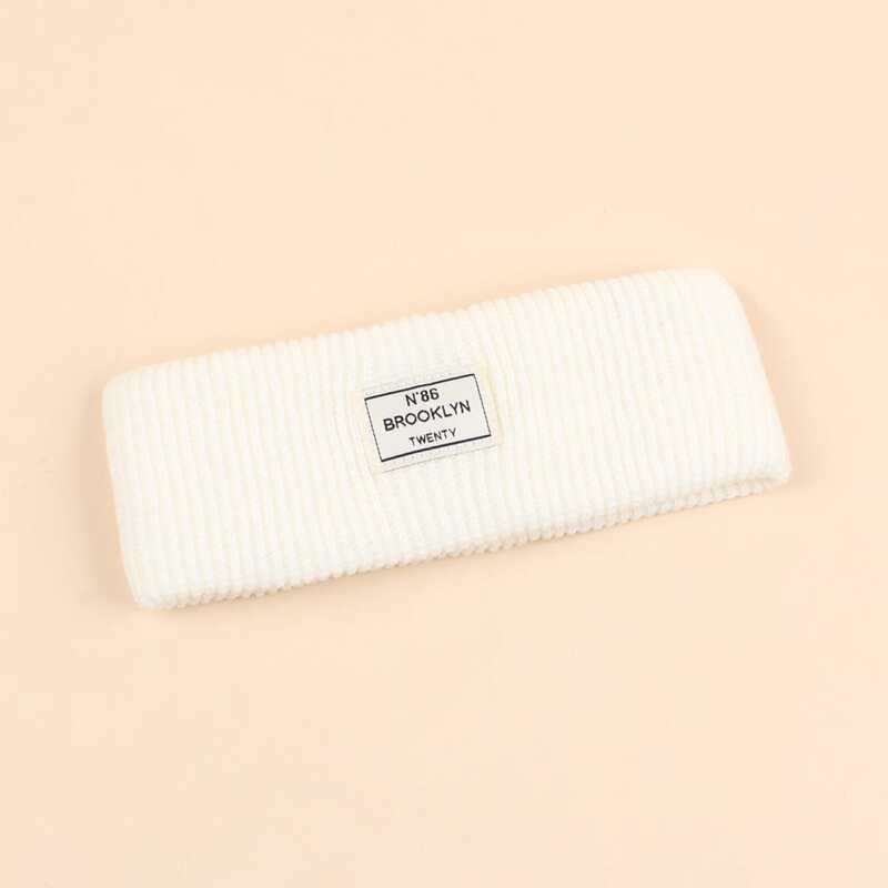 

Label Patch Hair Band, White