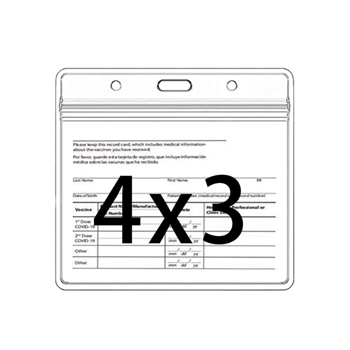 

1pc Clear Card Cover