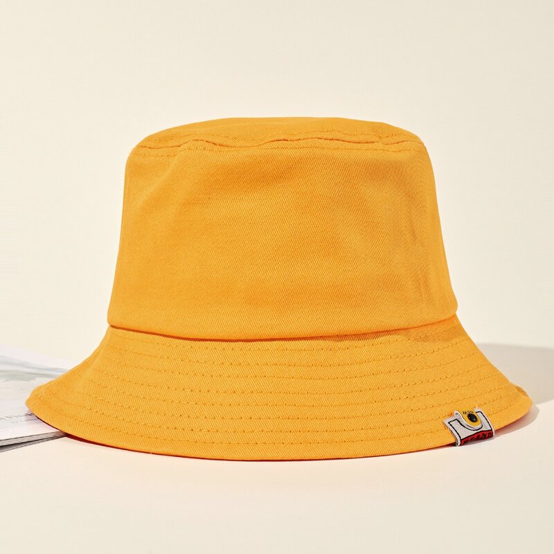 

Solid Bucket Hat, Yellow