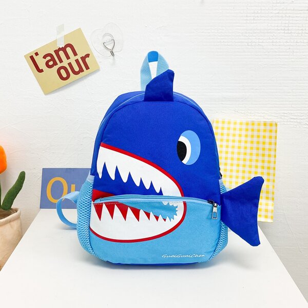 

Boys Cartoon Design Backpack, Blue