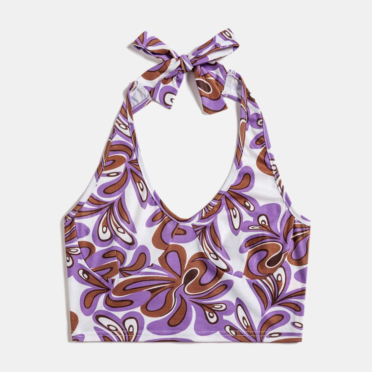 

Graphic Halter Top, Multicolor