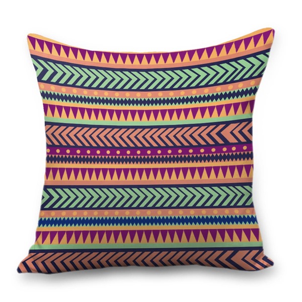 

Geometric Pattern Cushion Cover Without Filler, Multicolor