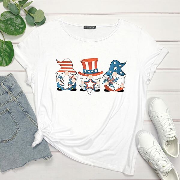 

Plus Independence Day Tee, White