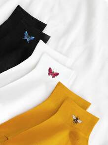 3 perechi de șosete cu imprimeu animal pentru copii