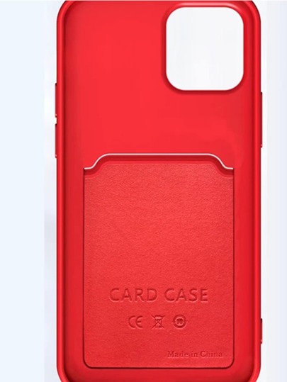Capa de silicone azul marinho sólida, 1 unidade, com porta-cartões, compatível com iPhone 11, 12, 13, 14, 15 Pro Max e 16 Pro Max. Presente de aniversário ou ocasião especial.