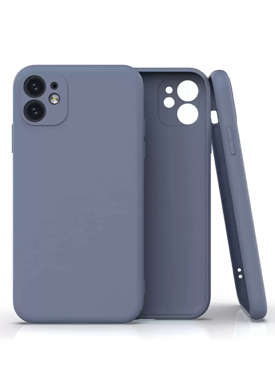 哑光硅胶圆形设计腕带，柔软防震手机壳，兼容、华为、三星手机，兼容 15/15Pro/15Plus/15Pro Max，国际版，非国内版 - 霧霾藍 - 查看 1