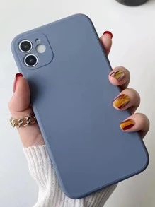 哑光硅胶圆形设计腕带，柔软防震手机壳，兼容、华为、三星手机，兼容 15/15Pro/15Plus/15Pro Max，国际版，非国内版 - 霧霾藍 - 查看 2