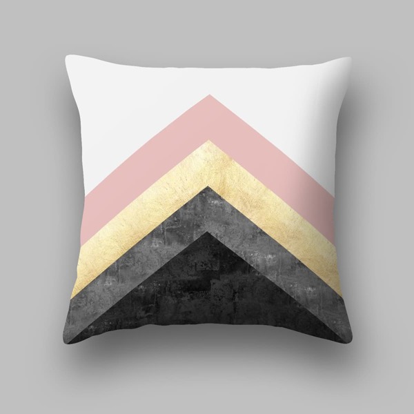 

Geometric Pattern Cushion Cover Without Filler, Multicolor