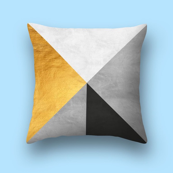 

Geometric Pattern Cushion Cover Without Filler, Multicolor