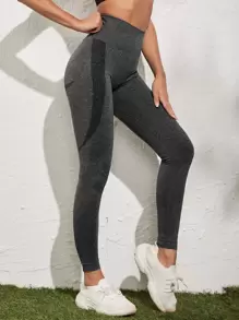 Seamless Softness Sports Leggings - Black - View 2