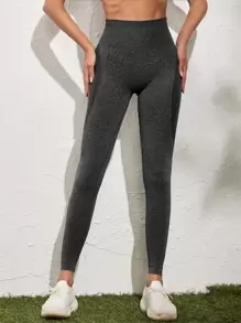 Seamless Softness Sports Leggings - Black - View 3