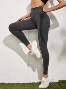 Seamless Softness Sports Leggings - Black - View 4