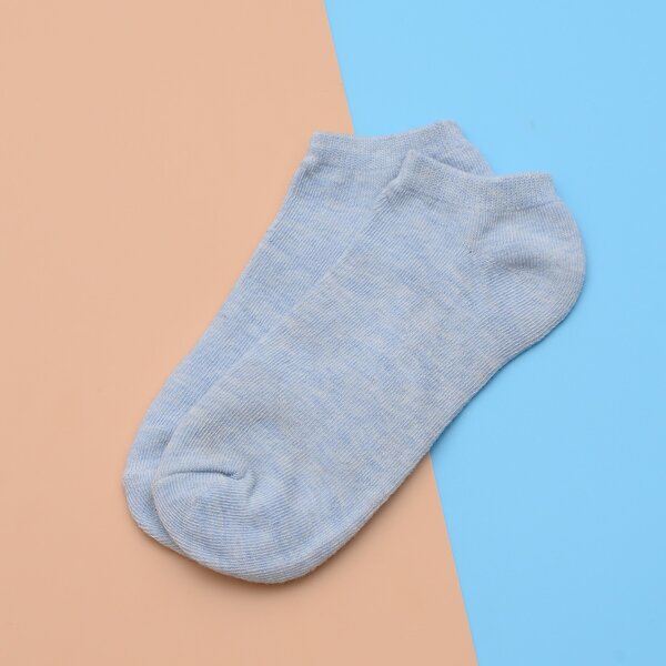 

Simple Ankle Socks, Blue