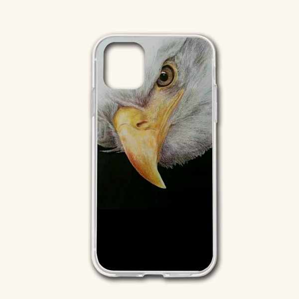 

Eagle Print Phone Case, Multicolor