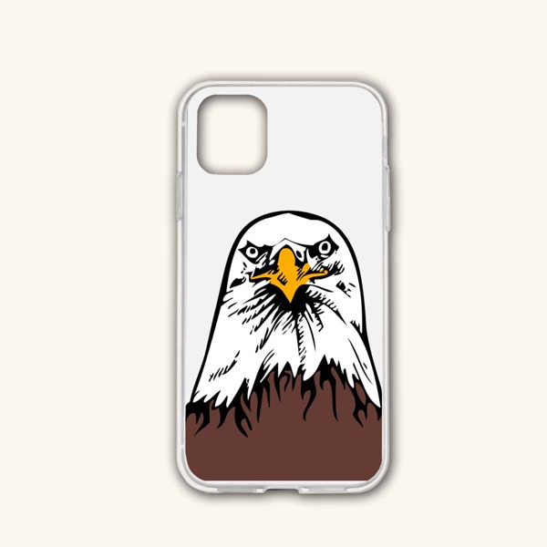 

Eagle Print Phone Case, Multicolor