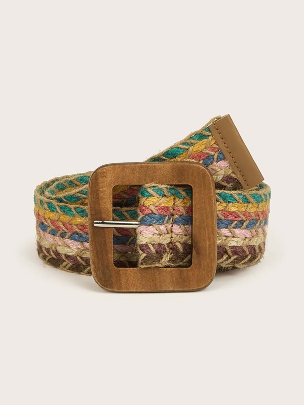 Geo Buckle Belt