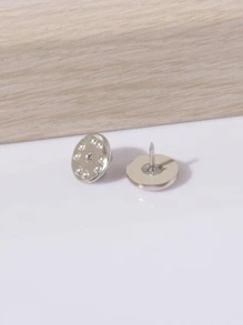 10入組花設計圍巾按扣別針 - 彩色 - 查看 2