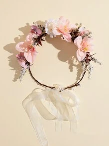 Flower Hair Band - Multicolor - View 2