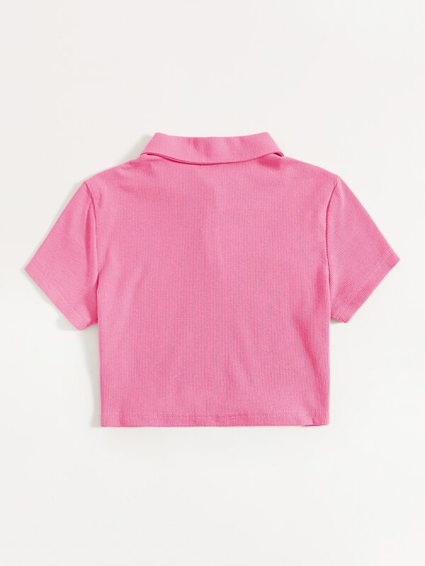 Shein Button Half Placket Polo Shirt Shein Usa