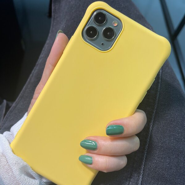 

Solid Anti-fall Phone Case, Yellow