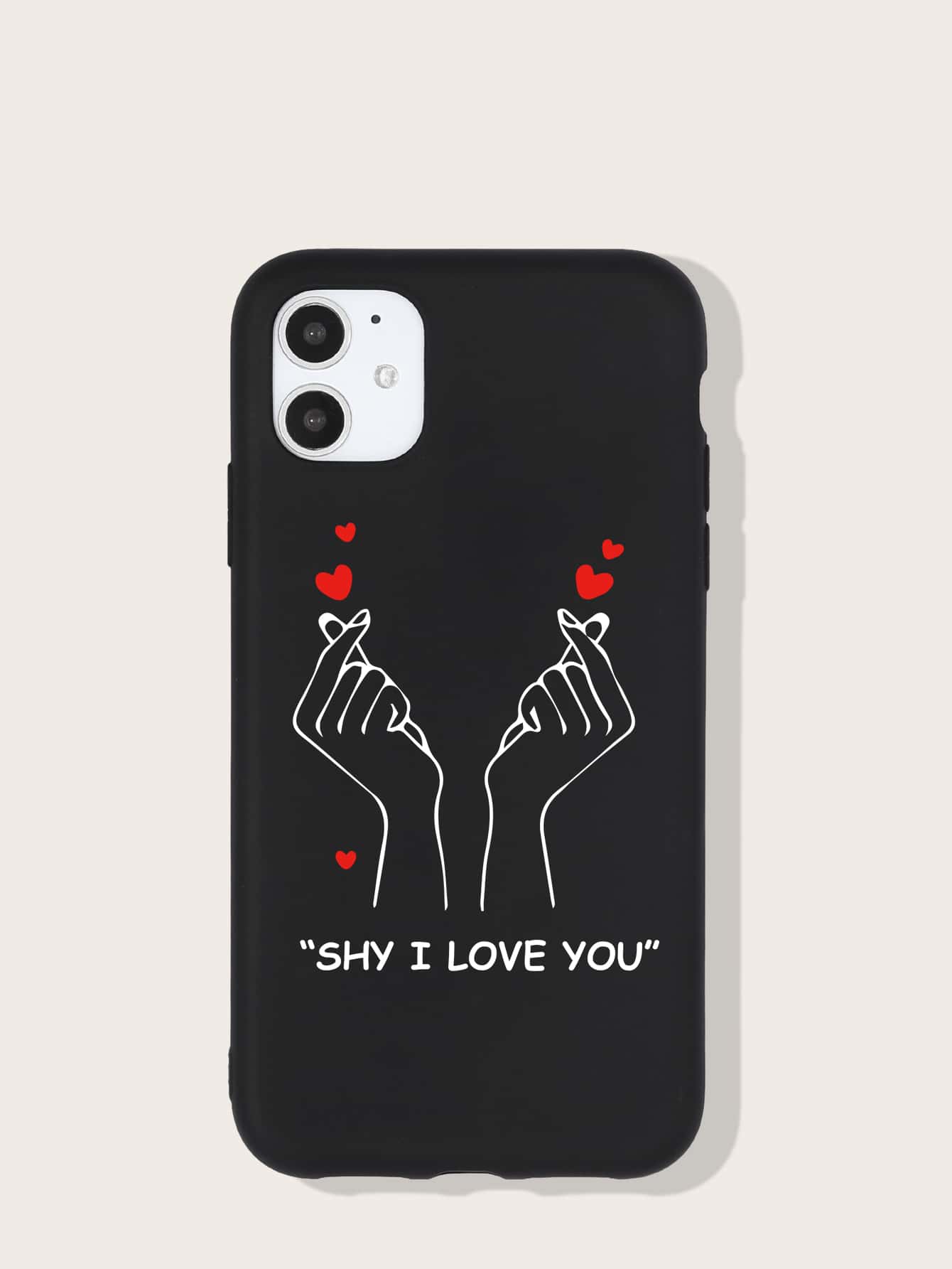 Finger Print Phone Case - Black - View 1