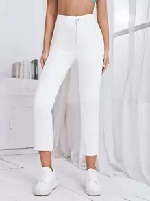 SHEIN Essnce Jeans mit hoher Taille
