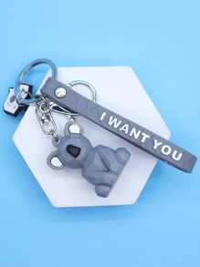 Cartoon Charm Keychain - Multicolor - View 2