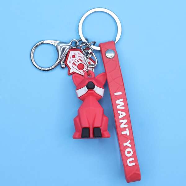 

Cartoon Charm Keychain, Multicolor