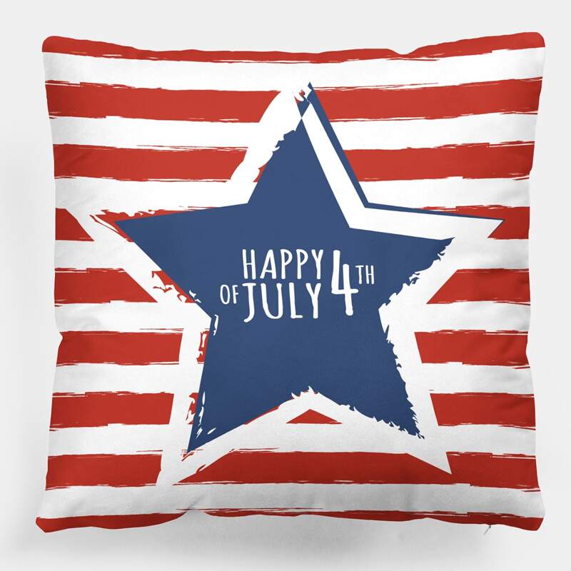 

Star Pattern Cushion Cover Without Filler, Multicolor