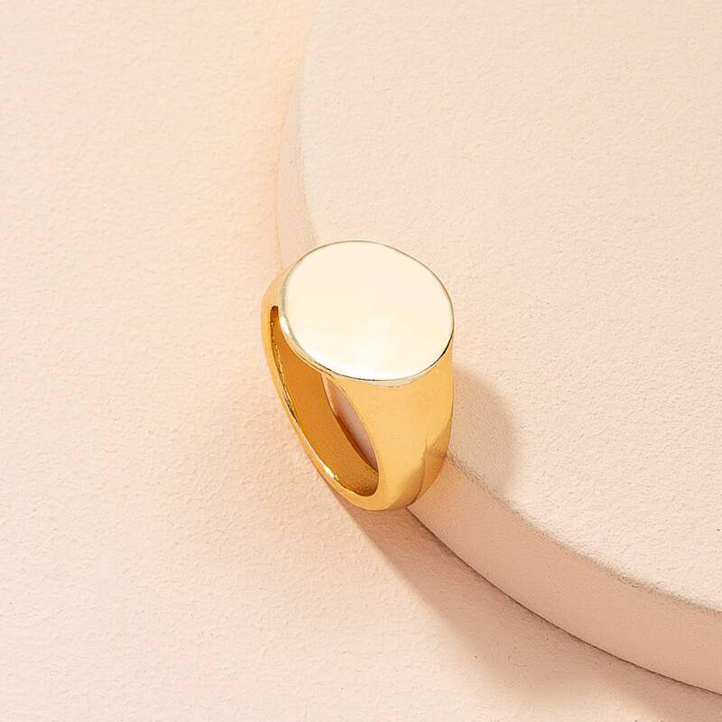

1pc Minimalist Ring, Gold