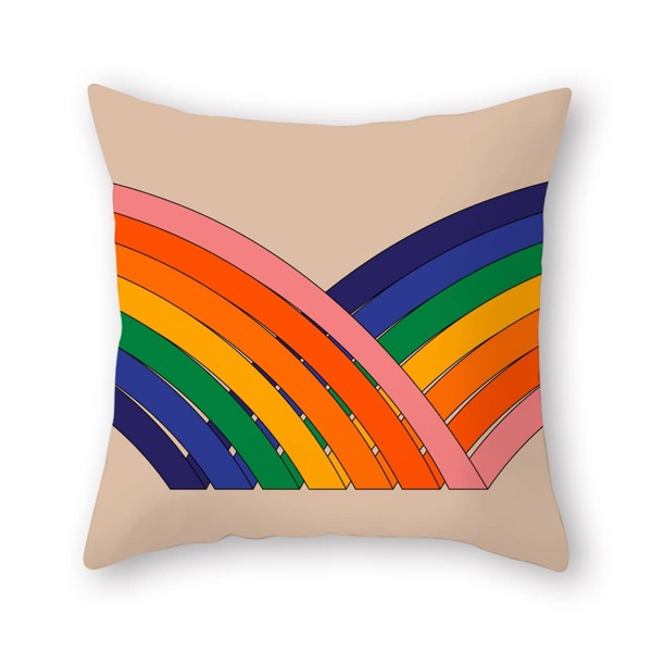 

Stripe Pattern Cushion Cover Without Filler, Multicolor