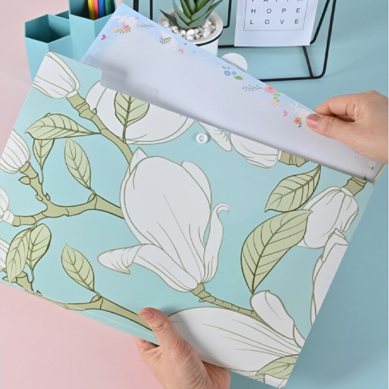 

1pc Flower Print File Pocket, Multicolor
