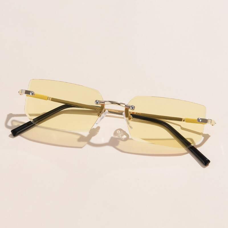 

Rimless Tinted Lens Sunglasses