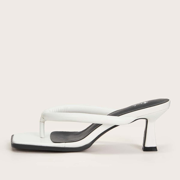 

Minimalist Thong Sandals, White