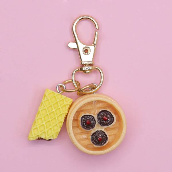 

Food Charm Keychain, Multicolor