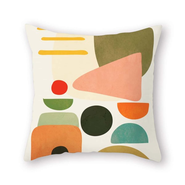 

Abstract Pattern Cushion Cover Without Filler, Multicolor