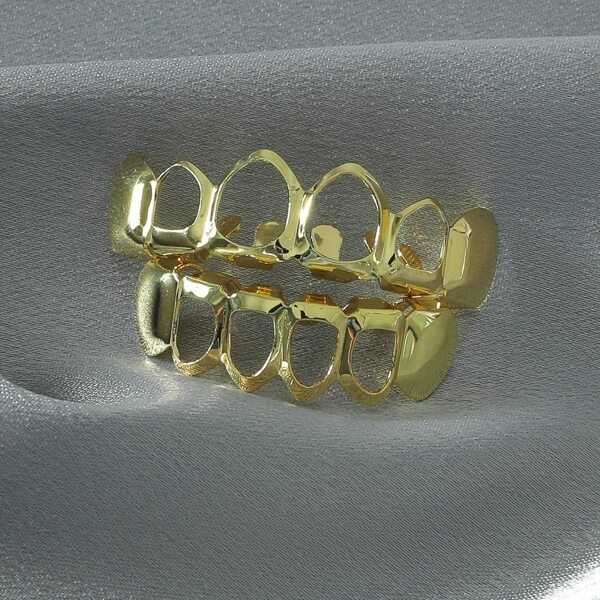 

Men Metal Teeth Braces, Gold