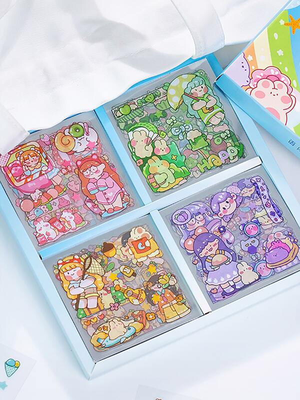 100pcs Cartoon Graphic Random Sticker SHEIN USA